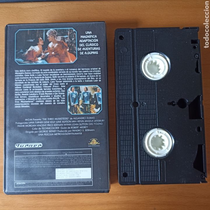 Cine: VHS Los tres mosqueteros - Foto 2