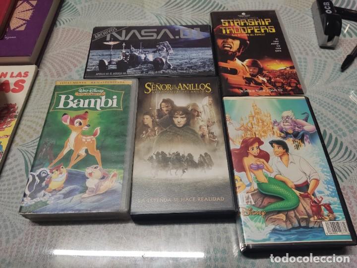 Cine: LOTE DE 5 PELICULAS VHS VARIADAS MIREN FOTOS