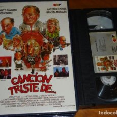 Cine: CANCION TRISTE DE ... - ANTONIO OZORES, SIMON CABIDO, JUANITO NAVARRO, GRACITA MORALES - VHS
