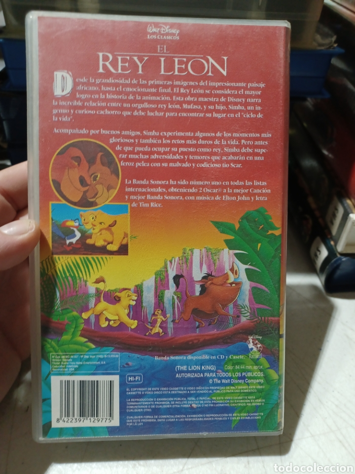Cine: VHS EL REY LEON 1995 - Foto 2