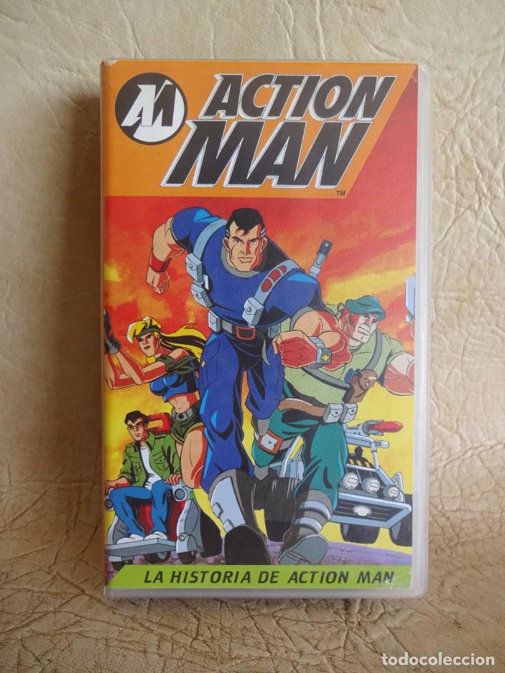 Cine: vhs original action man con holograma a&ntilde;o 1996 la historia de action man
