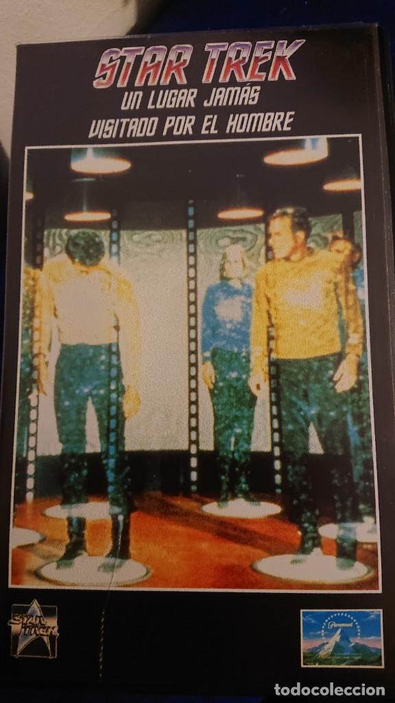 Cine: VHS STAR TREK SERIE UN LUGAR JAMAS VISITADO POR EL HOMBRE 1966
