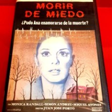 Cine: MORIR DE MIEDO (1980) - MIGUEL AYONES, MÓNICA RANDALL - TERROR | FANTASMAS. GIALLO. Lote 330538808
