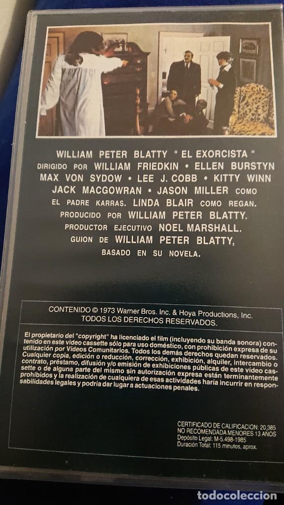 Cine: VHS EL EXORCISTA 1973 - Foto 2