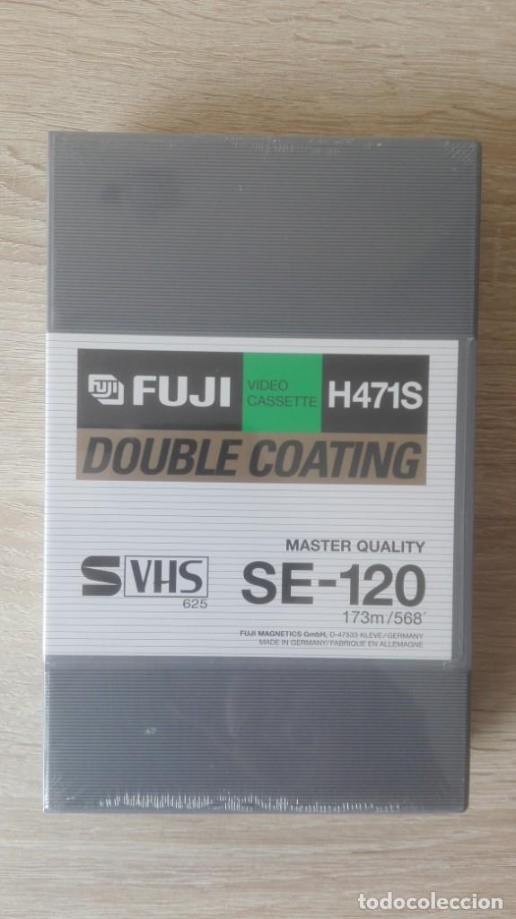 Cine: PRECINTADA CINTA VIDEO CASSETTE S VHS SE-120 MASTER QUALITY FUJI H471S DOUBLE COATING.A&Ntilde;OS 90.
