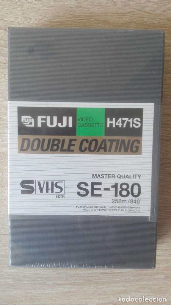 Cine: PRECINTADA CINTA VIDEO CASSETTE S VHS SE-180 MASTER QUALITY FUJI H471S DOUBLE COATING.A&Ntilde;OS 90.