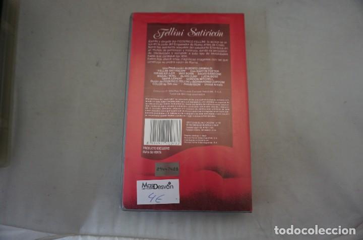 Cine: VHS - SATIRICON - FELLINI - Foto 3