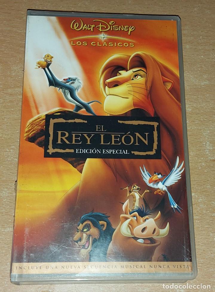Cine: VHS EL REY LEON EDICION ESPECIAL CON SECUENCIA MUSICAL EXTRA DISNEY
