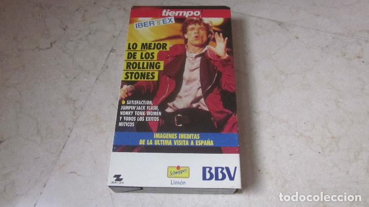 Cine: LO MEJOR DE LOS ROLLING STONES VHS - REVISTA TIEMPO 1990