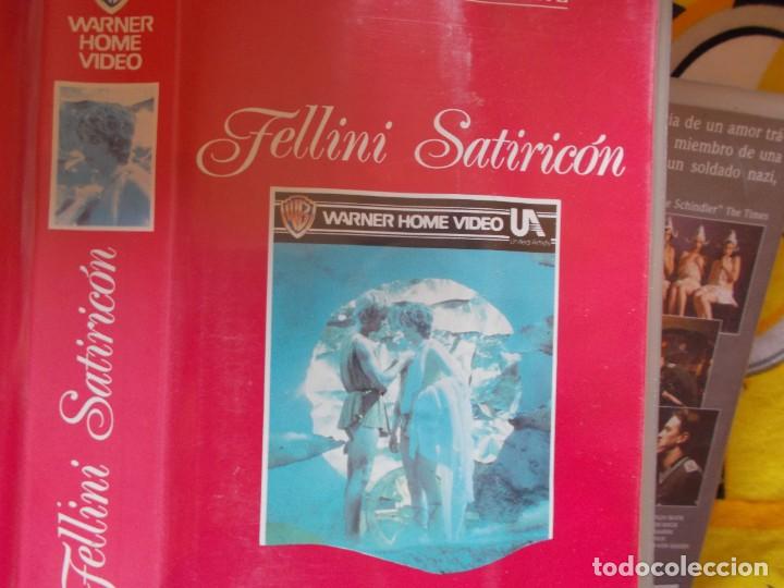 Cine: FELLINI SATIRICON VHS - Foto 2