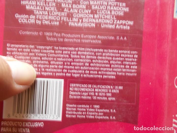 Cine: FELLINI SATIRICON VHS - Foto 7