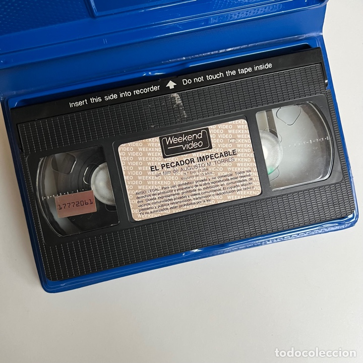 Cine: El pecador impecable vhs - Foto 2