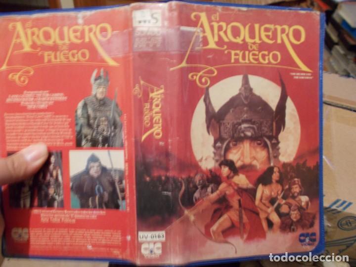Kino: EL ARQUERO DE FUEGO VHS CAJA GRANDE,, CIC ,&iexcl;&iexcl;&iexcl;CINTA CON HUMEDAD &iexcl;&iexcl;&iexcl;