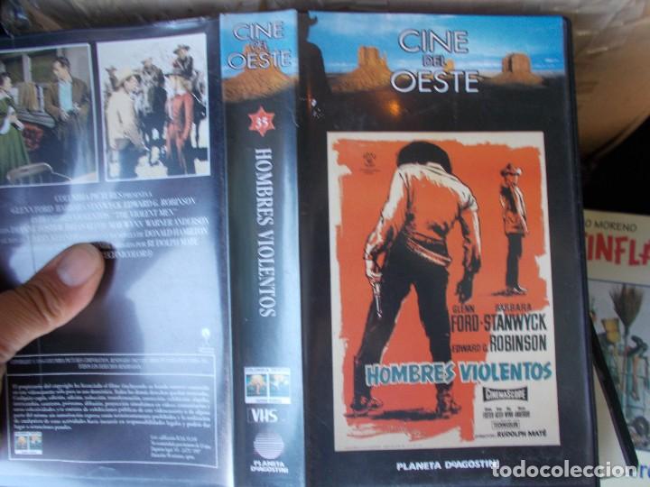 Cine: HOMBRES VIOLENTOS VHS - Foto 1