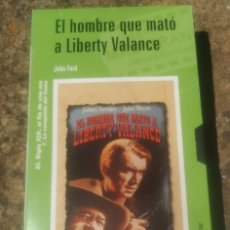 Cine: EL HOMBRE QUE MATÓ A LIBERTY VALANCE. JOHN FORD. JAMES STEWART. JOHN WAYNE. VHS. NUEVA