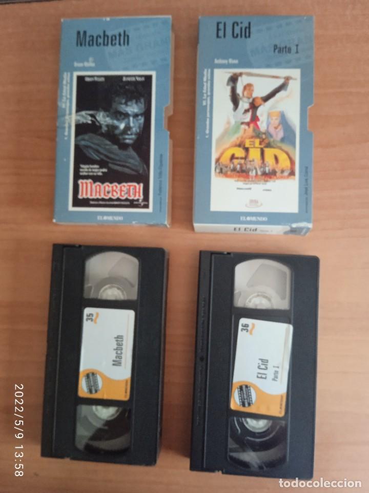 Cine: TA-- CINTAS VHS-- MACBETH --EL CID ( PARTE 1) - Foto 3