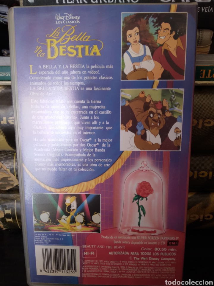 Cine: VHS LA BELLA Y LA BESTIA - Foto 3