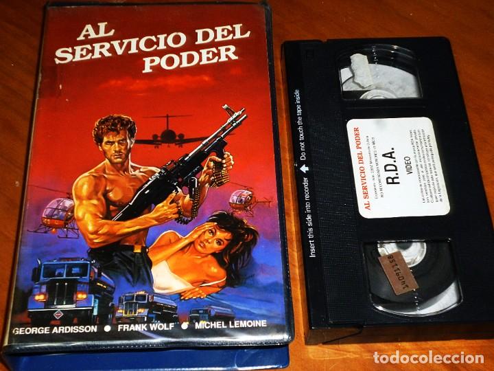 Cine: AL SERVICIO DEL PODER - GEORGE ARDISSON, FRANK WOLF, MICHEL LEMORE - VHS - Foto 1
