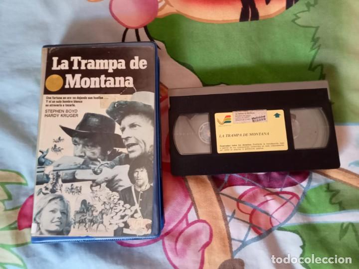 Cine: LA TRAMPA DE MONTANA (1954) VHS WESTERN BARBARA STANWYCK RONALD REAGAN