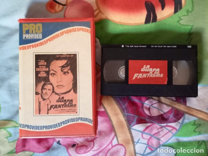 Cine: LA GUAPA Y SU FANTASMA VHS SOPHIA SOFIA LOREN 1&ordf; EDICI&Oacute;N PIRATA DOBLAJE CINES