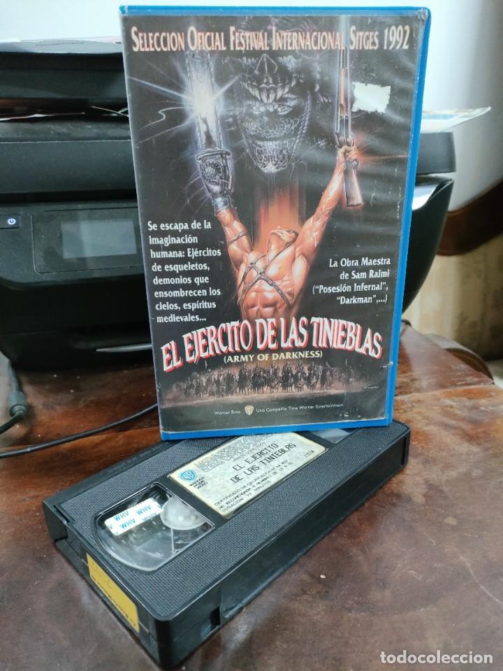EL EJERCITO DE LAS TINIEBLAS - SAM RAIMI - BRUCE CAMPBELL, EMBETH DAVIDTZ - WARNER 1994 (Cine - Películas - VHS)