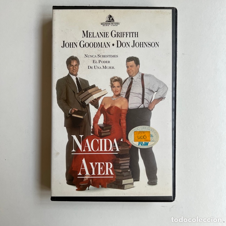 Cine: Nacida ayer vhs - Foto 1
