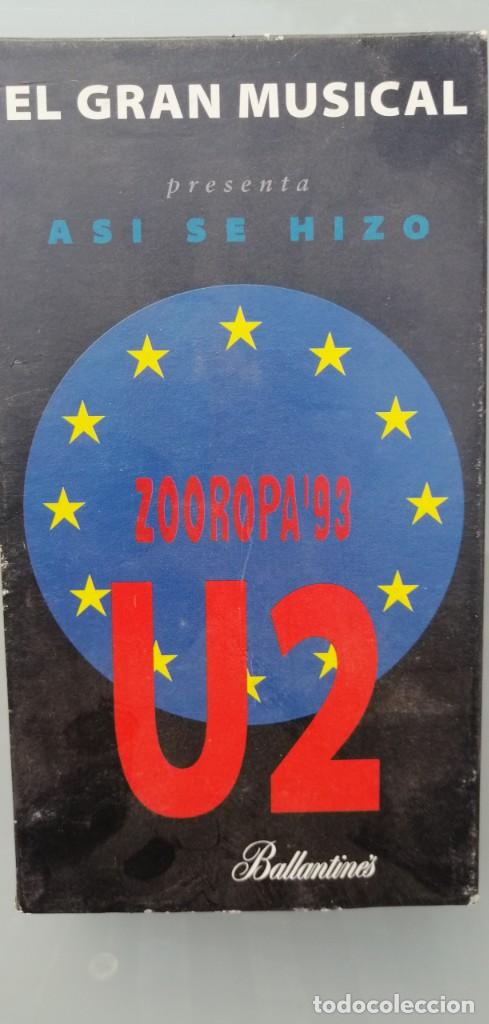 Cine: Video VHS Zooropa 93.U2. El gran musical