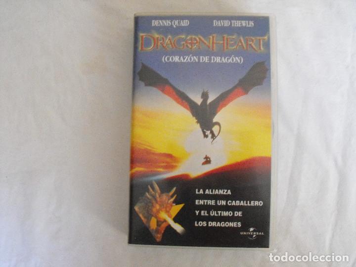 Cine: DRAGONHEART. Coraz&oacute;n de Drag&oacute;n.Video VHS.