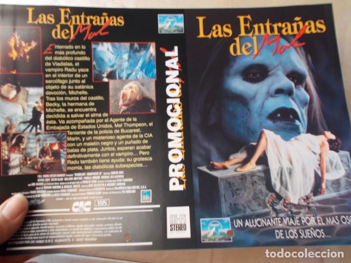 Kino: LAS ENTRA&Ntilde;AS DEL MAL , SOLO CARATULA,,DE PROMOCION &iexcl;&iexcl; VER FOTOS ANTES DE COMPRAR ,SOLO CARATULA