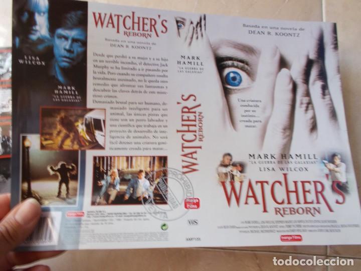 Kino: WATCHER S , SOLO CARATULA,,DE PROMOCION &iexcl;&iexcl; VER FOTOS ANTES DE COMPRAR ,SOLO CARATULA