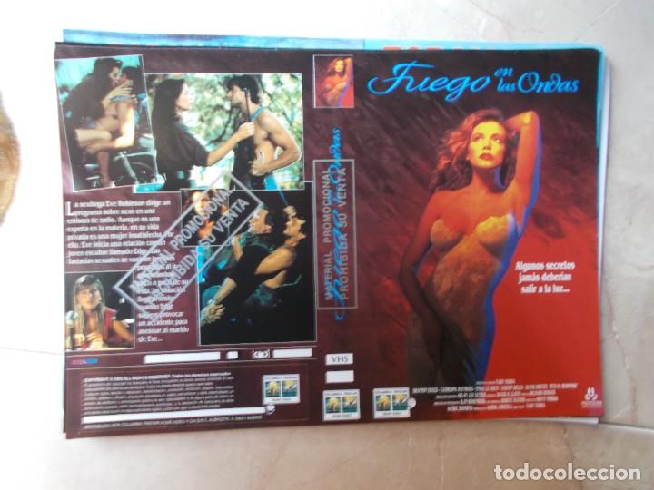 Cinema: FUEGO EN LAS ONDAS , SOLO CARATULA,,DE PROMOCION &iexcl;&iexcl; VER FOTOS ANTES DE COMPRAR ,SOLO CARATULA