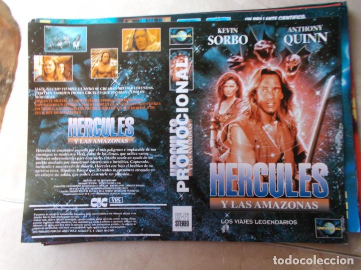 Cinema: HERCULES Y LAS AMAZONAS , SOLO CARATULA,,DE PROMOCION &iexcl;&iexcl; VER FOTOS ANTES DE COMPRAR ,SOLO CARATULA