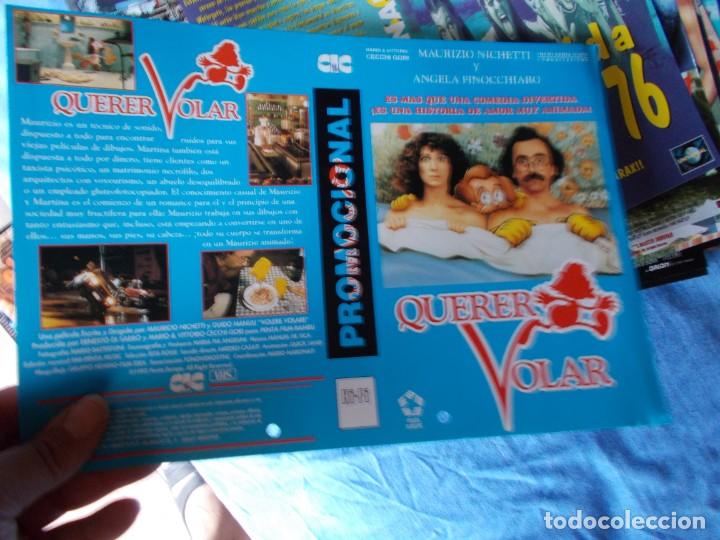 Cine: QUERER VOLAR SOLO CARATULA PROMOCION,VER FOTOS ANTES DE COMPRAR,SOLO CARATULA