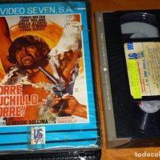 Cine: CORRE CUCHILLO CORRE - SERGIO SOLLIMA, TOMAS MILIAN - VIDEO SEVEN - VHS. Lote 341472773