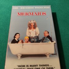 Cine: MERMAIDS (SIRENAS) VHS. 1990. CON CHER, WINONA RYDER. EN INGLÉS. ORION.. Lote 341711273