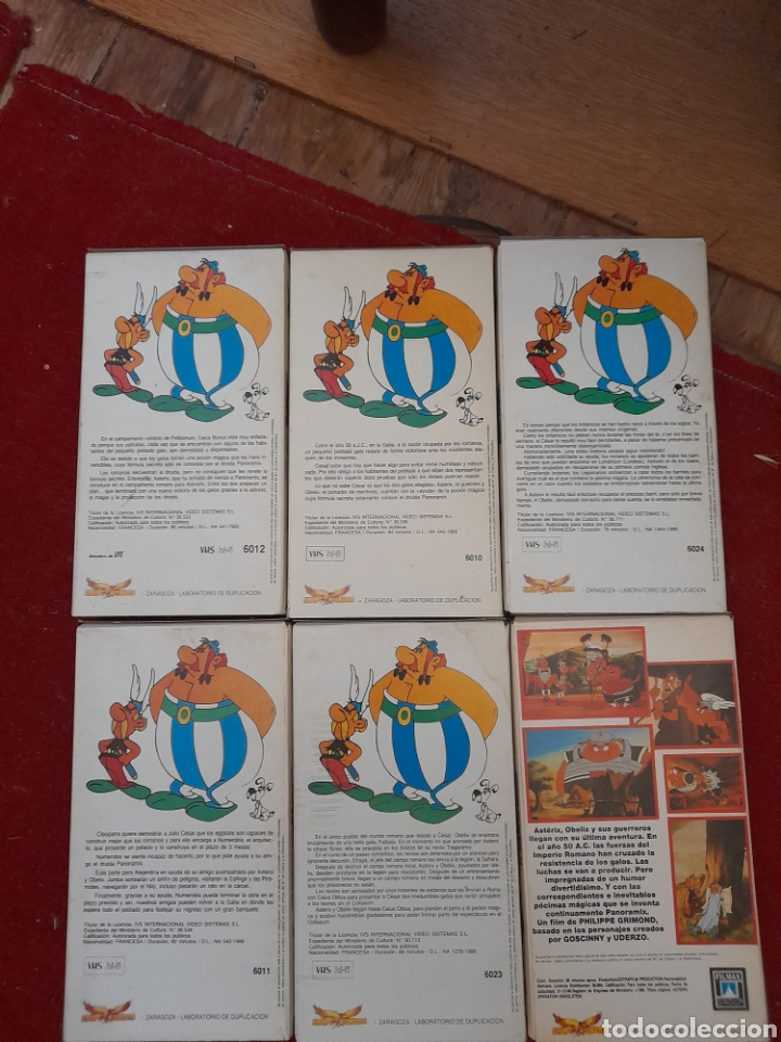 Cine: Lote 6 VHS Asterix. - Foto 2