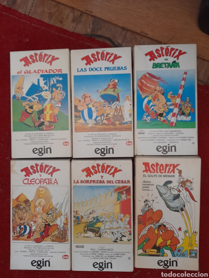 Cine: Lote 6 VHS Asterix. - Foto 1