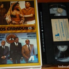 Cine: LOS CARADUROS - ANTONIO OZORES, RAUL SENDER, JUANITO NAVARRO - VHS. Lote 343233463