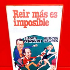 Cine: REIR MÁS ES IMPOSIBLE (1986) - ANTONIO OZORES, JUANITO NAVARRO