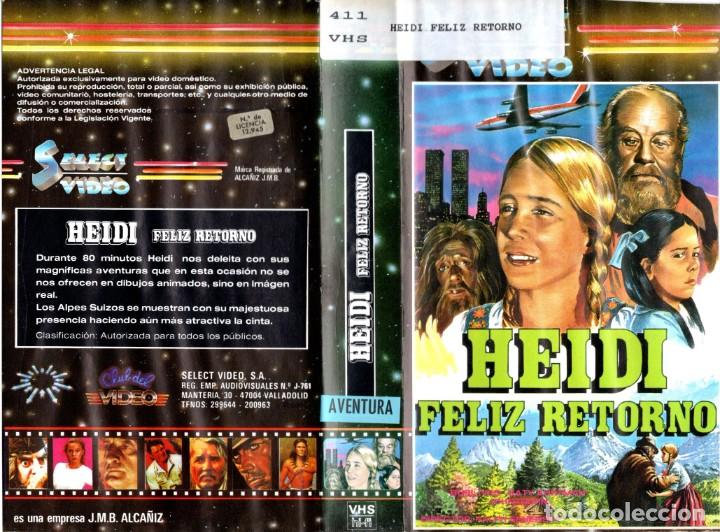 Cine: Heidi Feliz Retorno &bull; Cinta Orig. VHS\. Transfer DVD GRATIS