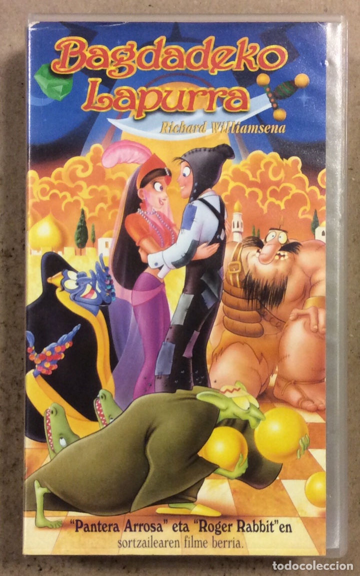 Cine: VHS, BAGDADEKO LAPURRA. RICHARD WILLIAMSENA. EUSKARAZ.