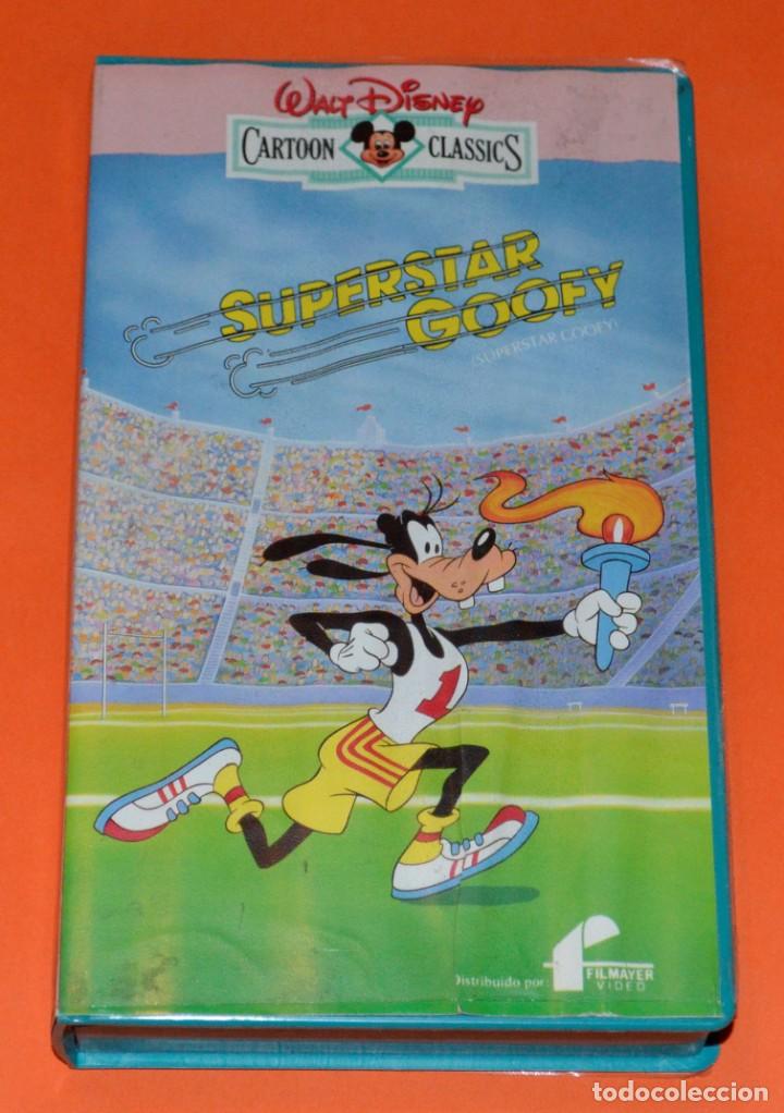 Cine: Cinta video VHS. Superstar Goofy. Cartoon Classics. Walt Disney