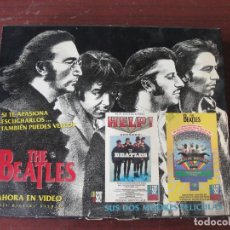 Cine: 2 VHS BEATLES HELP, MAGICAL MYSTERY TOUR NUEVOS