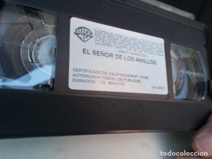 Cine: EL SE&Ntilde;OR DE LOS ANILLOS VHS - Foto 3