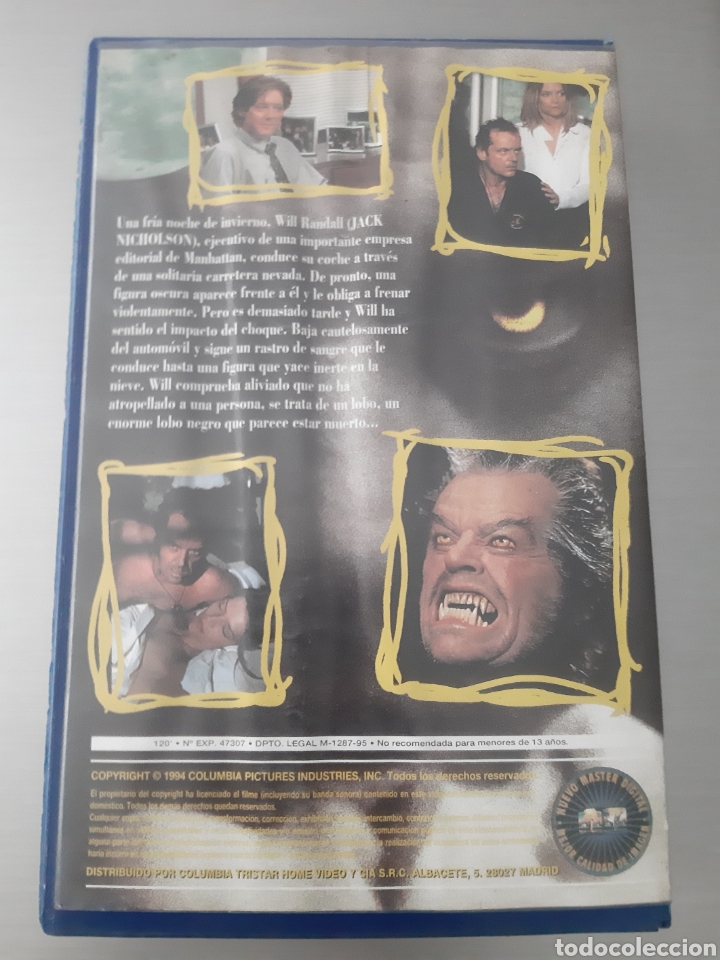 Cine: VHS - LOBO. PELICULA - Foto 2