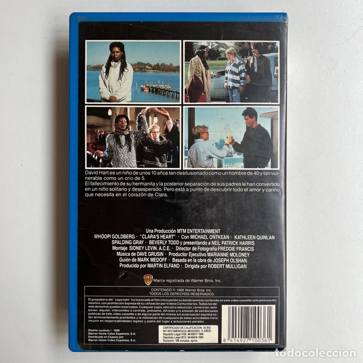 Cine: El coraz&oacute;n de Clara vhs - Foto 3