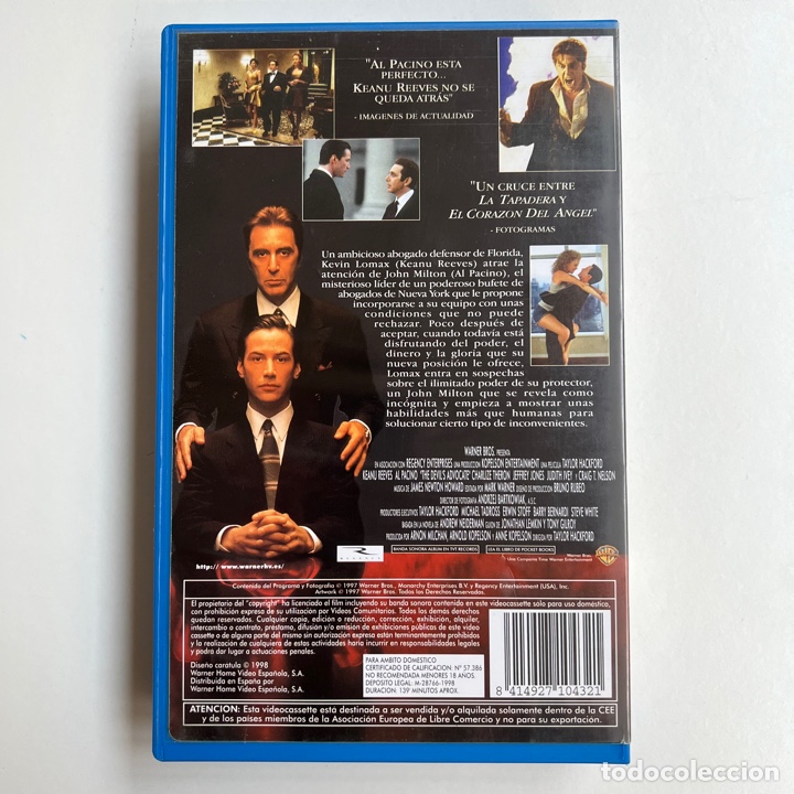 Cine: Pactar con el diablo vhs - Foto 3
