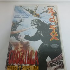Cine: VHS GODZILLA, GORGO Y SUPERMAN SE CITAN EN TOKIO ( COLECCIÓN KAIJU AIGA)