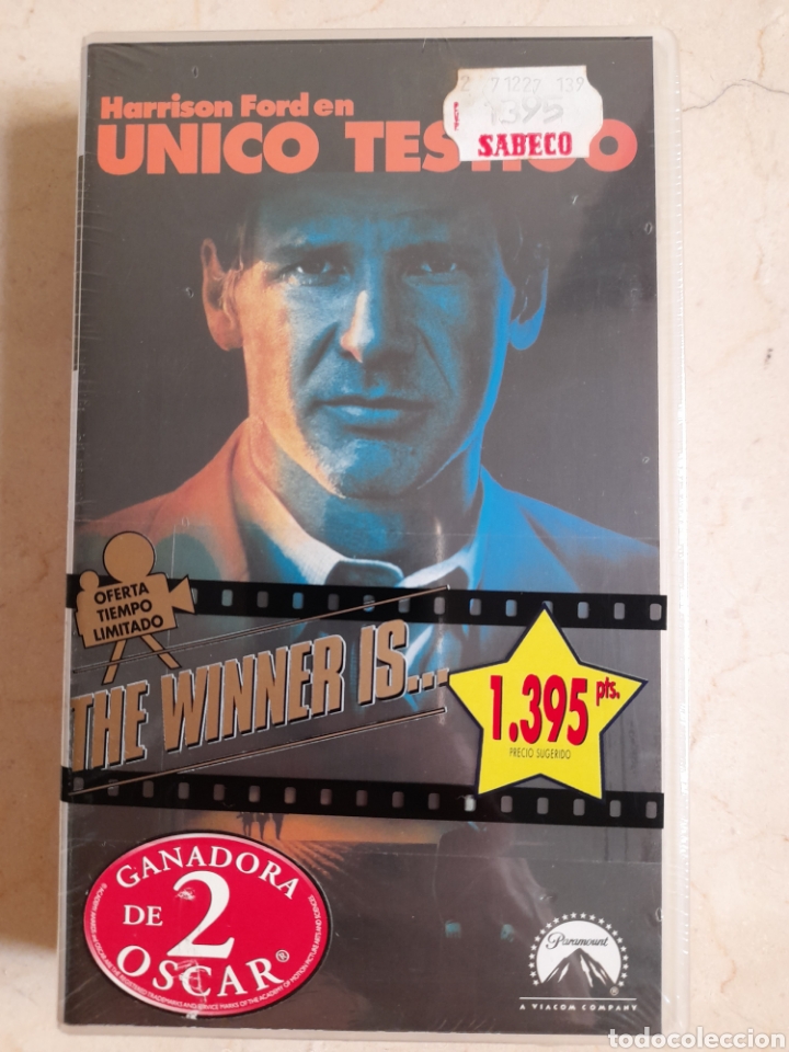 Cine: VHS Unico testigo. Precintada - Foto 1
