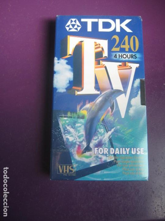 Cine: vhs virgen tdk 240 minutos - 4 horas - precintada sin estrenar